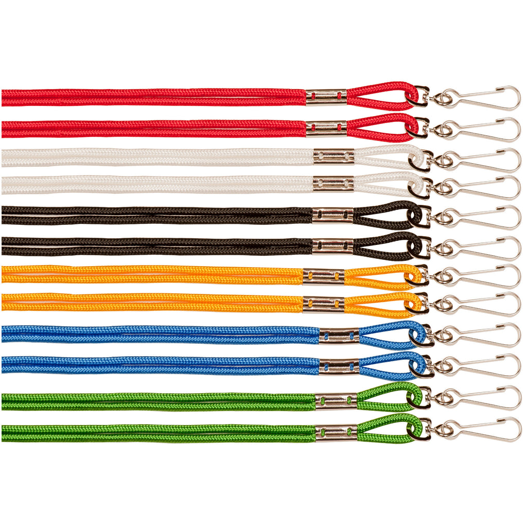 Heavy-Duty Nylon Lanyards - (12-Pack)