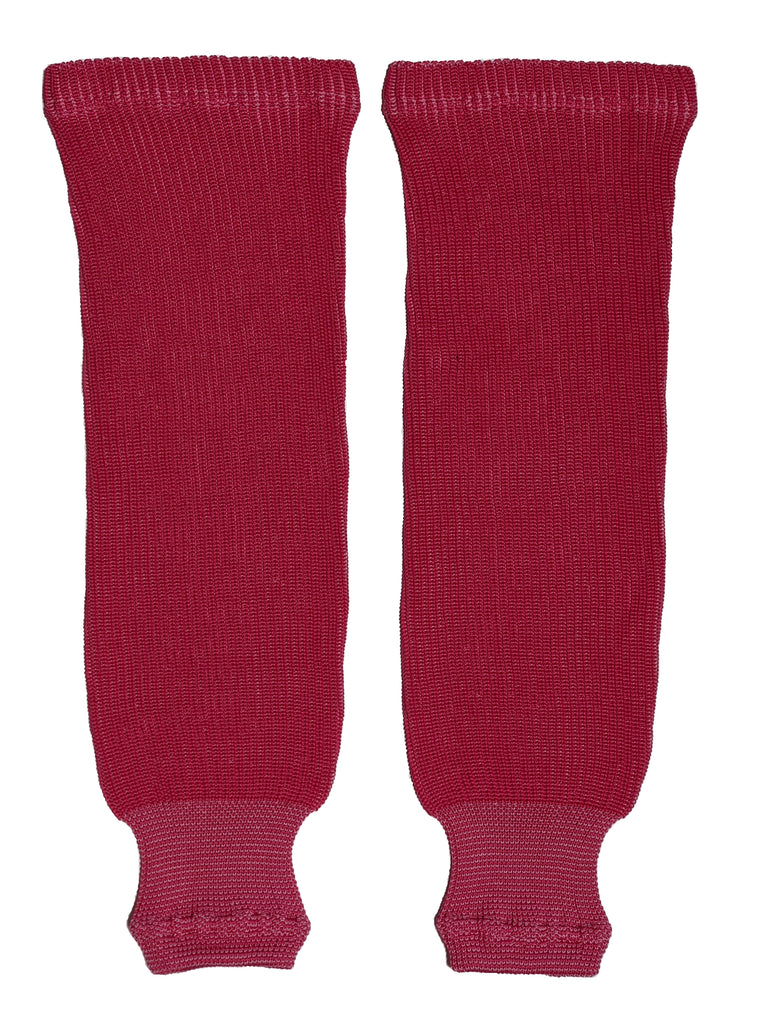 Pro Weight Solid Color Knit Hockey Socks